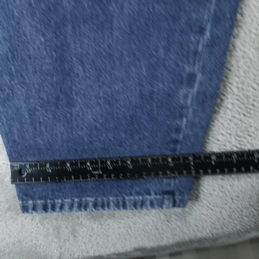 Wrangler Jeans Mens 36x34‎ Blue Relaxed Straight Medium Denim Workwear